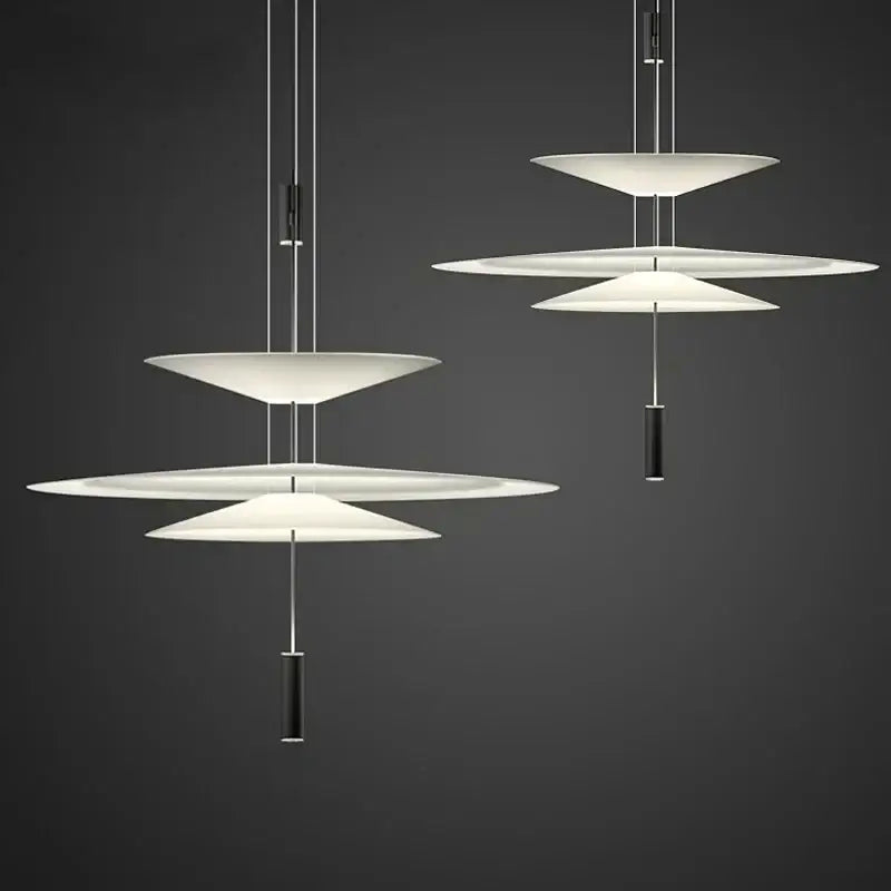 مصباح قلادة صحن LED من DecorBites™ لديكور المنزل وغرفة المعيشة
