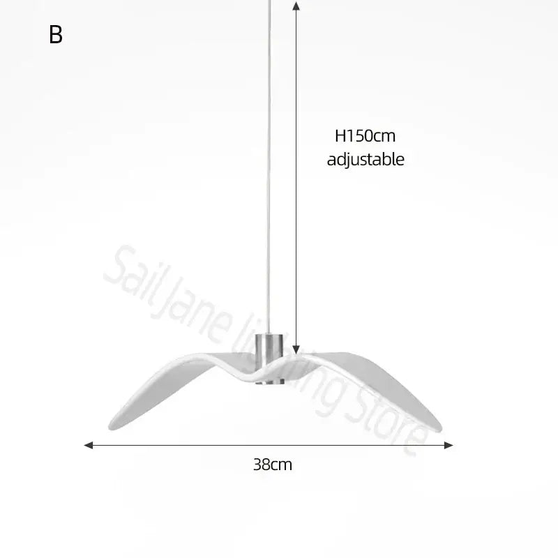 DecorBites™ LED Seagull Chandelier: Designer Decor Villa Bird Restaurant Staircase Chandelier