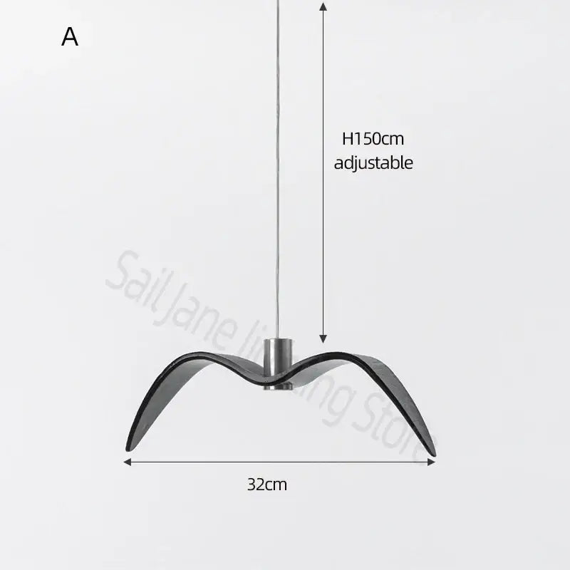 DecorBites™ LED Seagull Chandelier: Designer Decor Villa Bird Restaurant Staircase Chandelier
