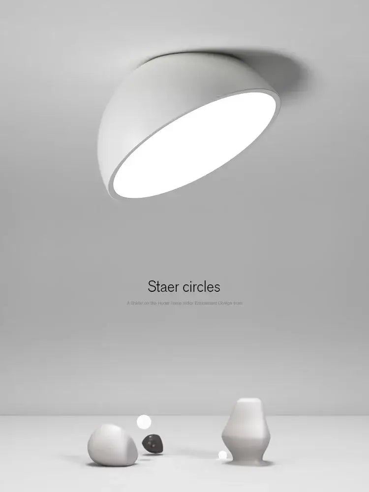 DecorBites™ LED Semicircular Ceiling Light for Bedroom, Aisle, Balcony - Modern & Creative Lighting Fixtures