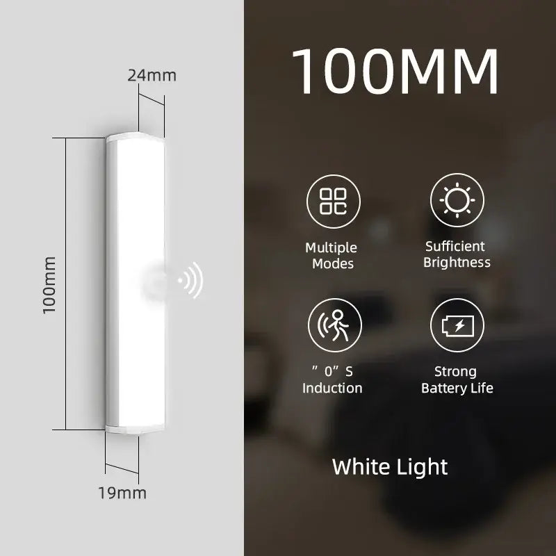 DecorBites™ LED Sensor Cabinet Light for Home Kitchen Night Bar USB Rechargeable