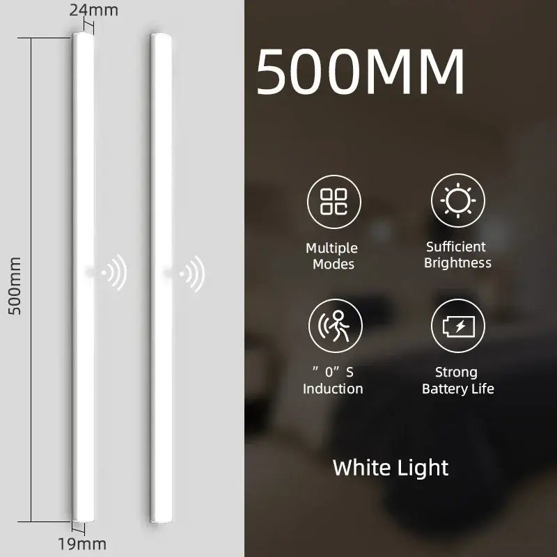 DecorBites™ LED Sensor Cabinet Light for Home Kitchen Night Bar USB Rechargeable