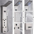DecorBites™ LED Shower Panel Column Bathtub Mixer Tap with Temperature Screen Massage.