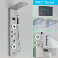 DecorBites™ LED Shower Panel Column Faucet with Rainfall Waterfall, Back Jet, Mixer Tap