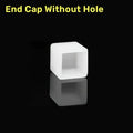 DecorBites™ LED Silicone Tube Profile Connector Clip Plug Neon Strip Lights End Cap Kit