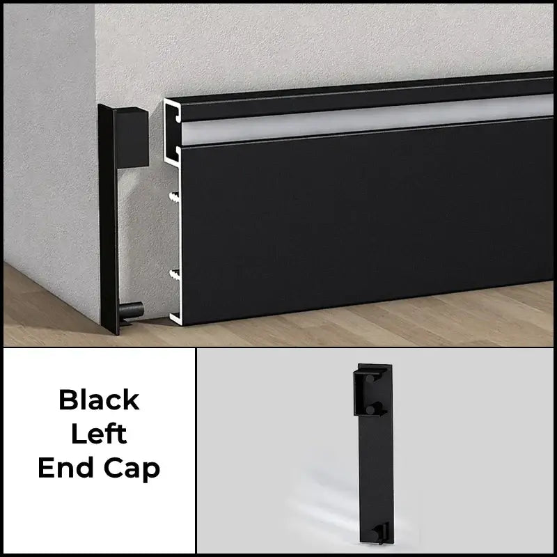 DecorBites™ LED Skirting Line Aluminum Profile Baseboard for Backlight Strip Lights