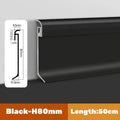 DecorBites™ LED Skirting Line Aluminum Profile for Stylish Backlighting, Stair Lighting & Wall Trim