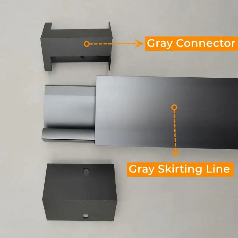 DecorBites™ LED Skirting Line Strip Light Aluminum Profile with Milky Cover - 1-10pcs/Lot