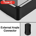 DecorBites™ LED Skirting Profile: Hidden Corner Recessed Aluminum Baseboard Light Strip