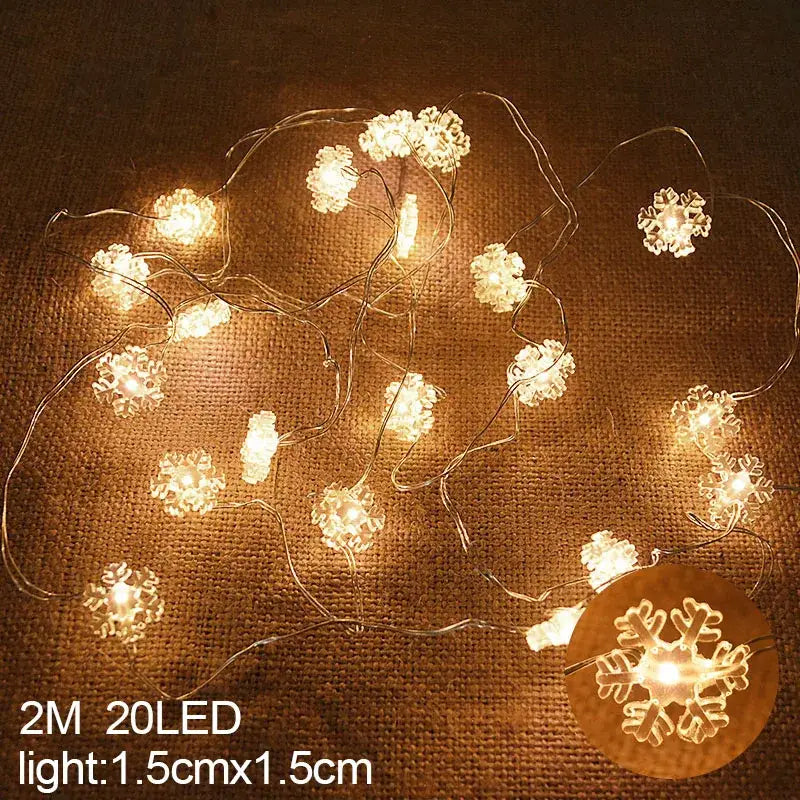 DecorBites™ LED Snowflake Christmas Home Decorations 2024 - Xmas Gift