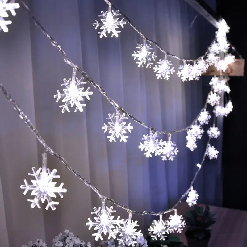 DecorBites™ LED Snowflake Christmas Home Decorations 2024 - Xmas Gift