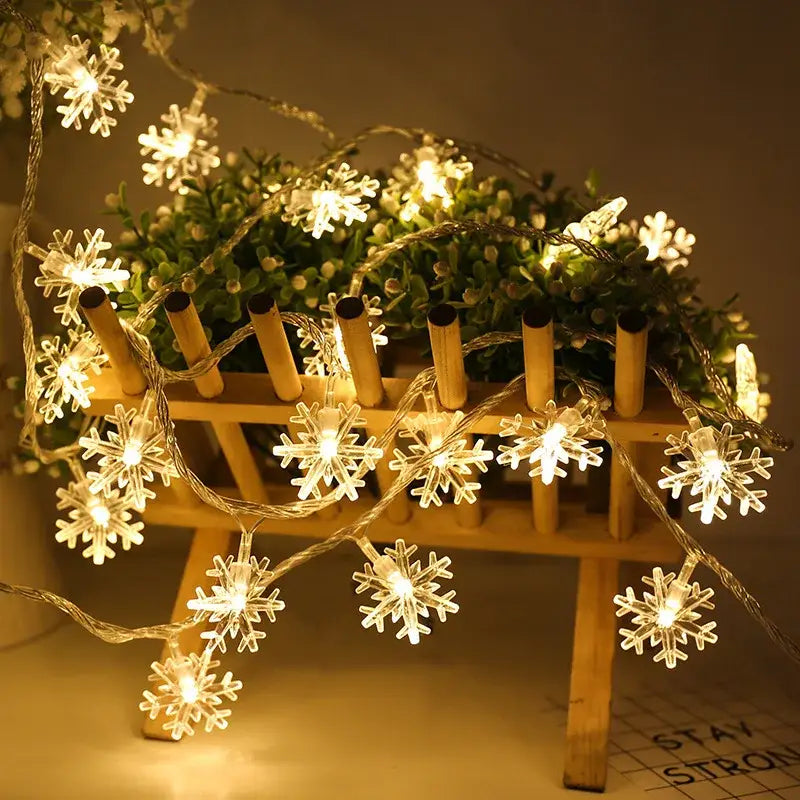DecorBites™ LED Snowflake Christmas Home Decorations 2024 - Xmas Gift