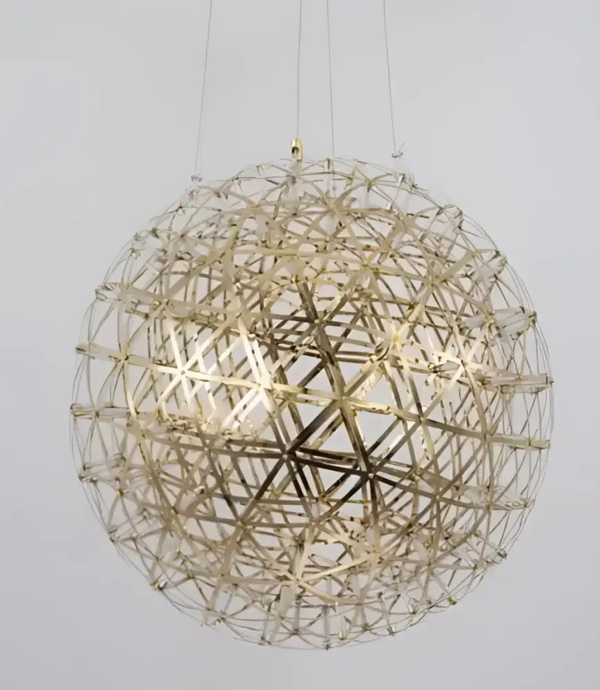 DecorBites™ LED Spark Ball Pendant Light | Modern Stainless Steel Chandelier Lighting