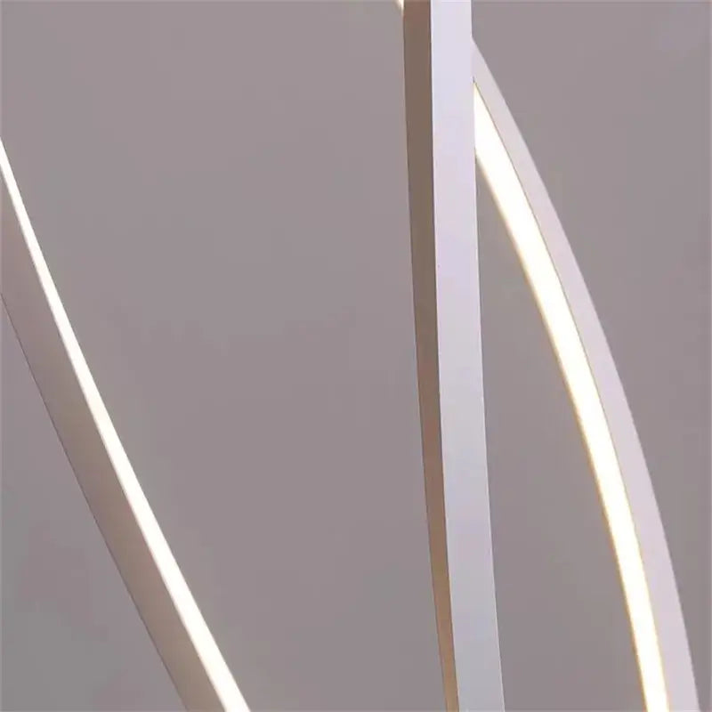 DecorBites™ LED Spiral Aluminu Chandelier - Modern Decor for Home, Office, and Dining Areas
