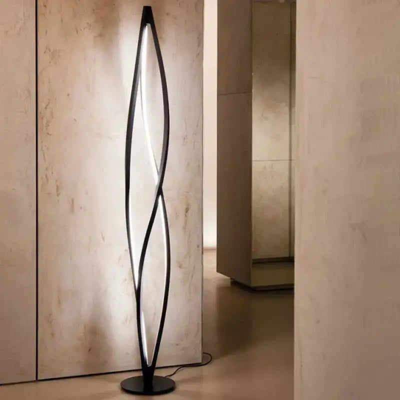 DecorBites™ LED Spiral Aluminu Chandelier - Modern Decor for Home, Office, and Dining Areas
