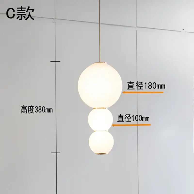 DecorBites™ LED Spiral Ball Pendant: Modern Nordic Art Decor Lighting for Bedroom/Kitchen/Dining Room