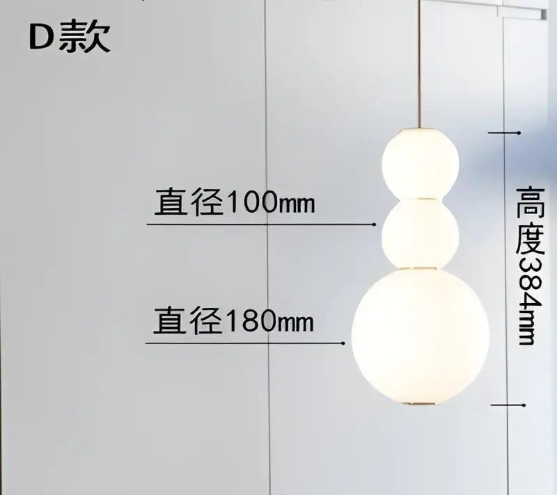 DecorBites™ LED Spiral Ball Pendant: Modern Nordic Art Decor Lighting for Bedroom/Kitchen/Dining Room