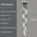 DecorBites™ LED Spiral Ceiling Chandelier for Home Lighting