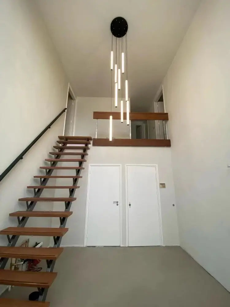DecorBites™ LED Spiral Staircase Ceiling Chandelier