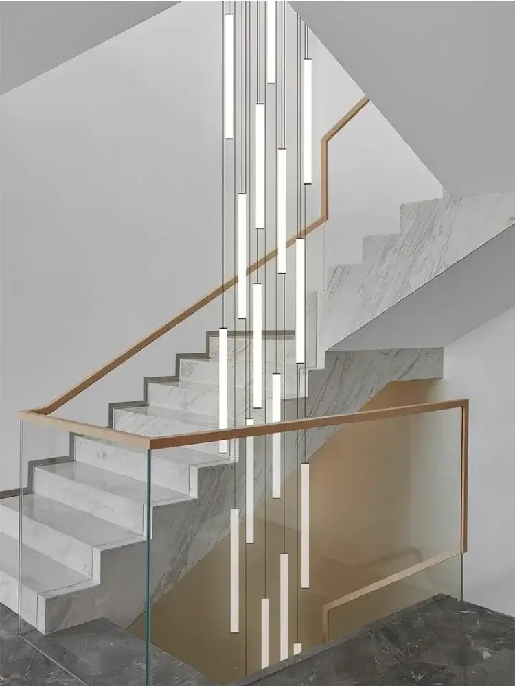 DecorBites™ LED Spiral Staircase Chandelier for Home Decor