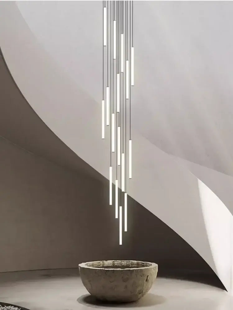 DecorBites™ LED Spiral Staircase Chandelier for Home Decor