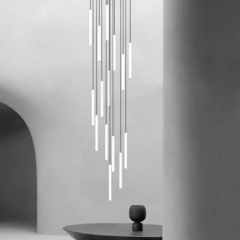 DecorBites™ LED Spiral Staircase Chandelier for Home Decor
