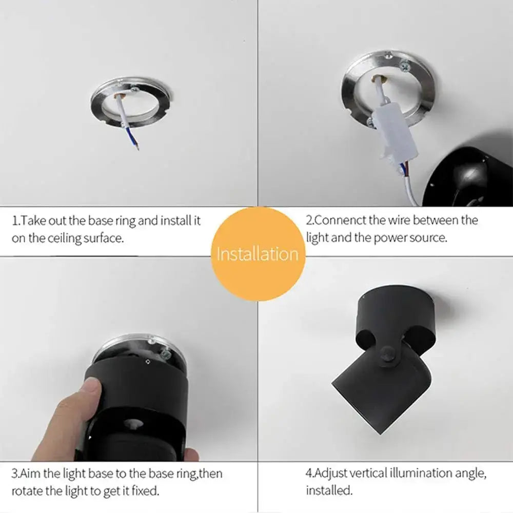 DecorBites™ LED Spot Light COB Adjustable 180° Ceiling Downlight for Foyer Living Room