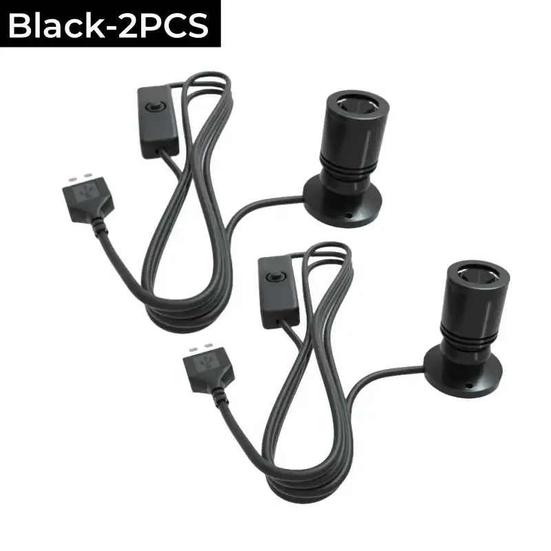 DecorBites™ LED Spotlight 1W/3W DC5V Cabinet Shelf Showcase Ceiling Lights Switch
