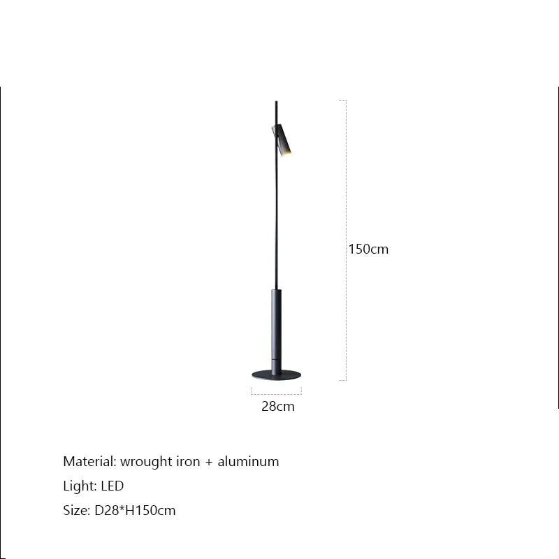 DecorBites™ LED Spotlight Projection Floor Lamp for Modern Minimalist Living Room Decor