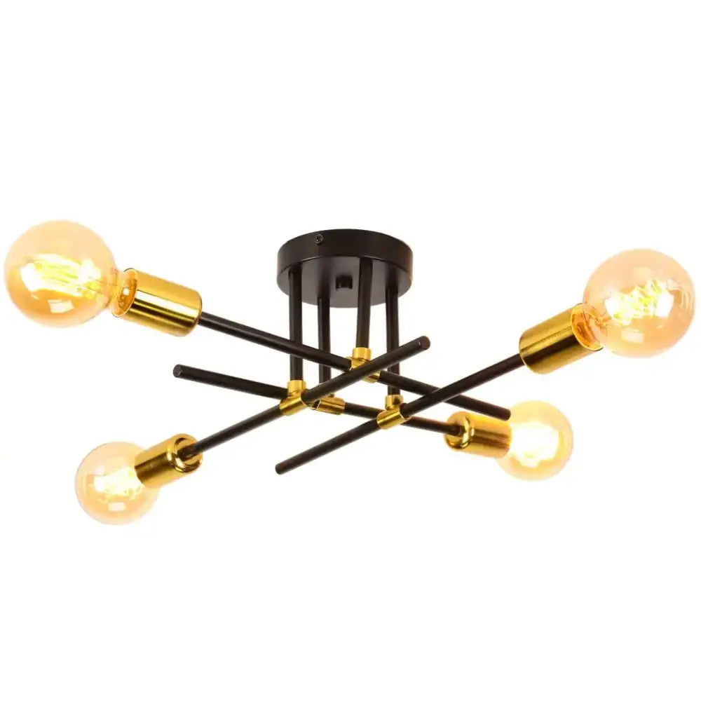 DecorBites™ ثريا سبوتنيك LED ومصابيح سقف لغرفة النوم وغرفة المعيشة