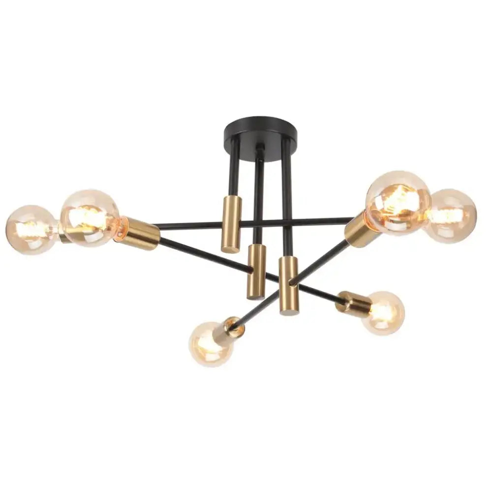 DecorBites™ ثريا سبوتنيك LED ومصابيح سقف لغرفة النوم وغرفة المعيشة