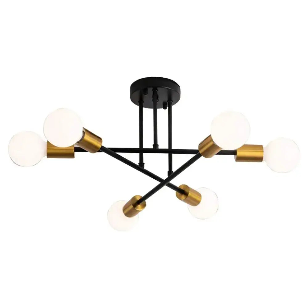 DecorBites™ ثريا سبوتنيك LED ومصابيح سقف لغرفة النوم وغرفة المعيشة