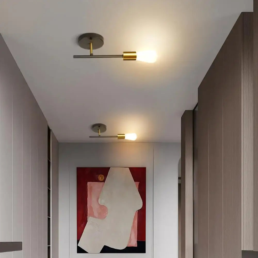 DecorBites™ ثريا سبوتنيك LED ومصابيح سقف لغرفة النوم وغرفة المعيشة