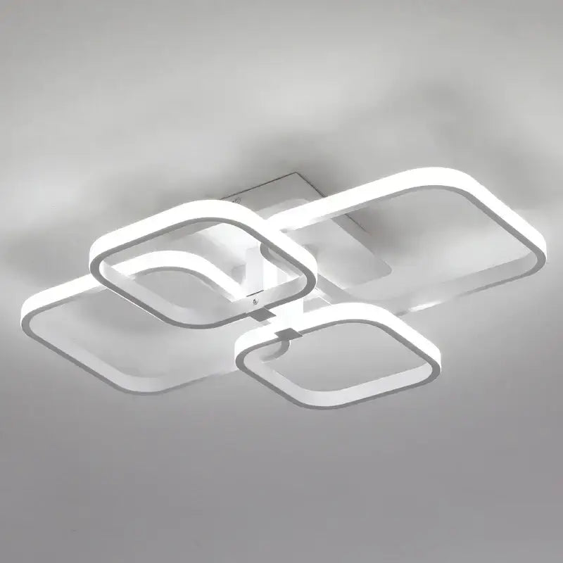 DecorBites™ LED Square Chandelier Ceiling Light for Living Room Bedroom