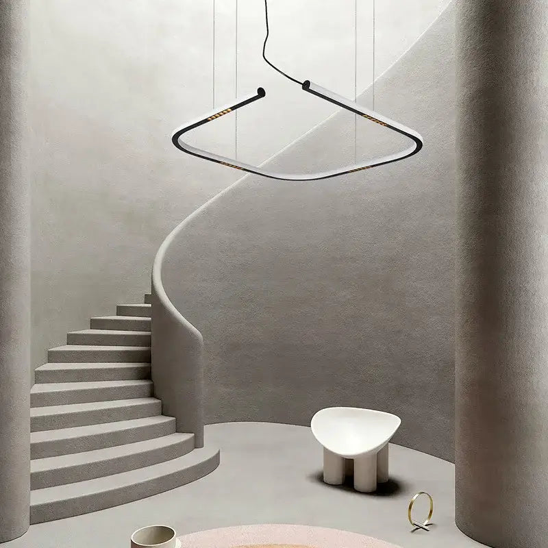 DecorBites™ LED Square Sensor Chandelier for Living Room Lighting