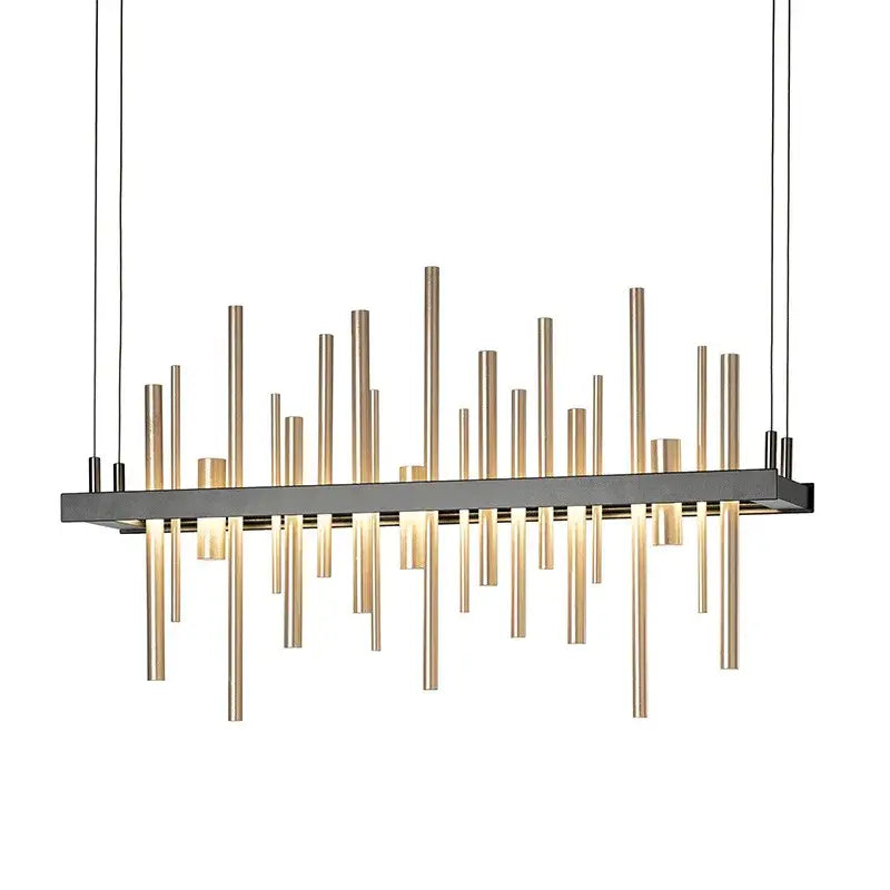 DecorBites™ LED Stainless Steel Pendant Light Chandelier for Home Decor in Foyer, Living Room, Bedroom, Restaurant