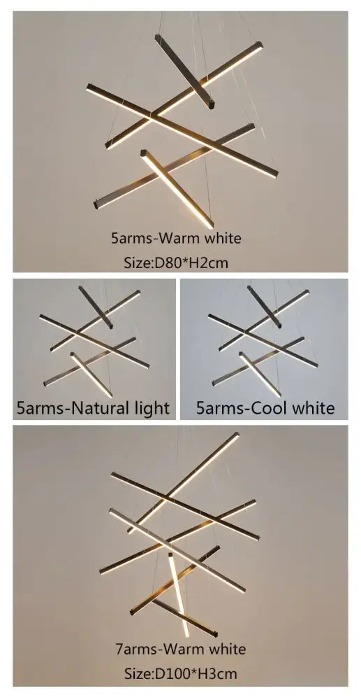 DecorBites™ LED Stair Ceiling Chandelier for Living Room