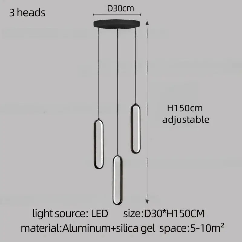 DecorBites™ LED Staircase Branch Chandelier for Modern Living & Dining Rooms