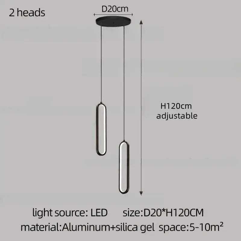 DecorBites™ LED Staircase Branch Chandelier for Modern Living & Dining Rooms