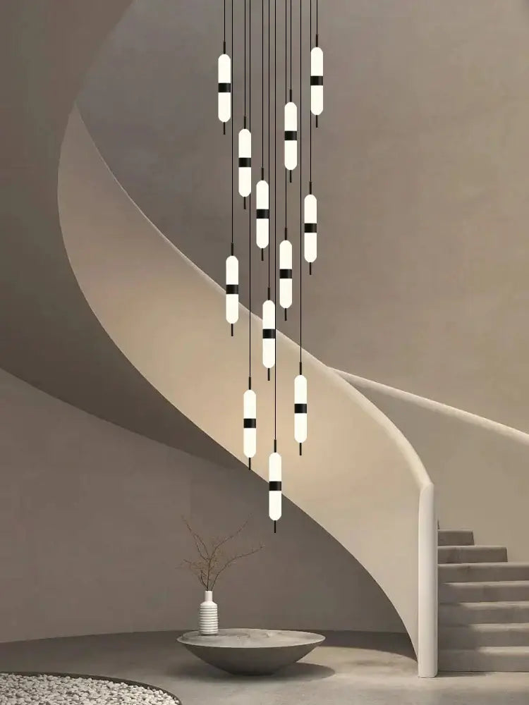DecorBites™ ثريا الدرج LED سقف إضاءة غرفة المعيشة الديكور