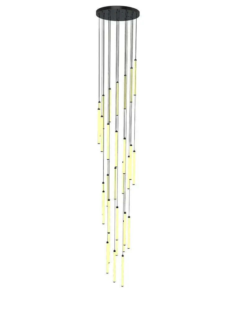 DecorBites™ LED Staircase Chandelier for Home Hotel Hall Lighting