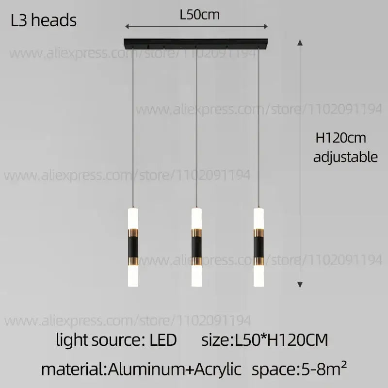 DecorBites™ LED Staircase Chandelier: Modern Duplex Home Lighting for Architectural Decoration