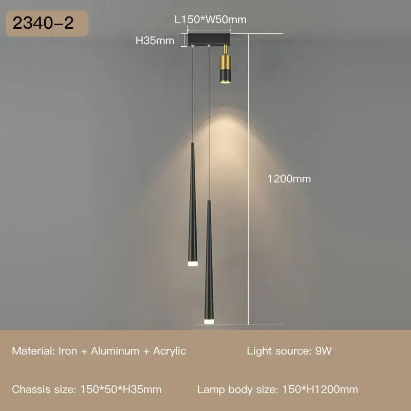 DecorBites™ LED Staircase Chandeliers: Modern Luxury for Living Room, Hall, Villa.