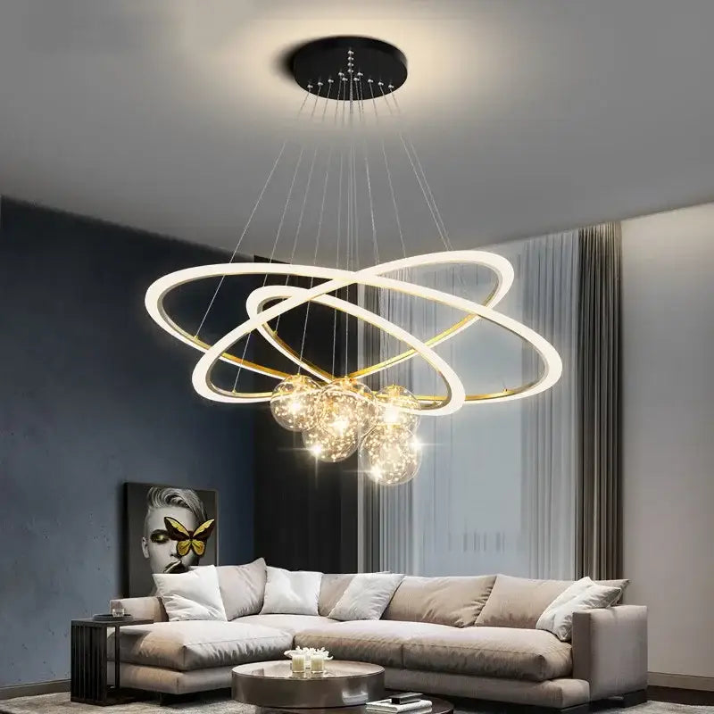 ثريا نجمية بتقنية LED من DecorBites™ لديكور غرف المعيشة وغرف النوم العصرية