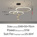 DecorBites™ LED Star Chandeliers: Modern Dimmable Lighting for Living Room Bedroom Decor