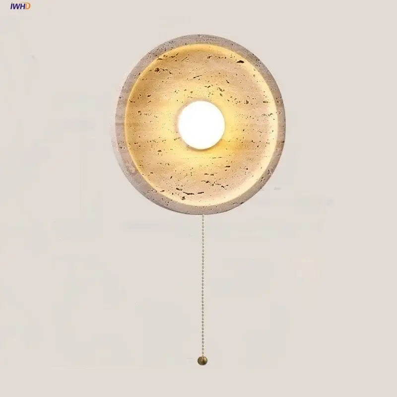 DecorBites™ LED Stone Wall Lamp Modern Nordic Mirror Light for Home Decor