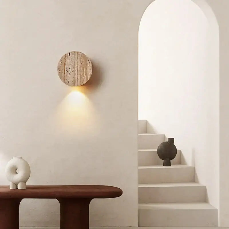 DecorBites™ LED Stone Wall Lamp Sconce, Modern Nordic Design for Living Room, Coffee, Corridor