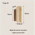 DecorBites™ LED Stone Wall Sconce Wabi-sabi Retro Home Decor