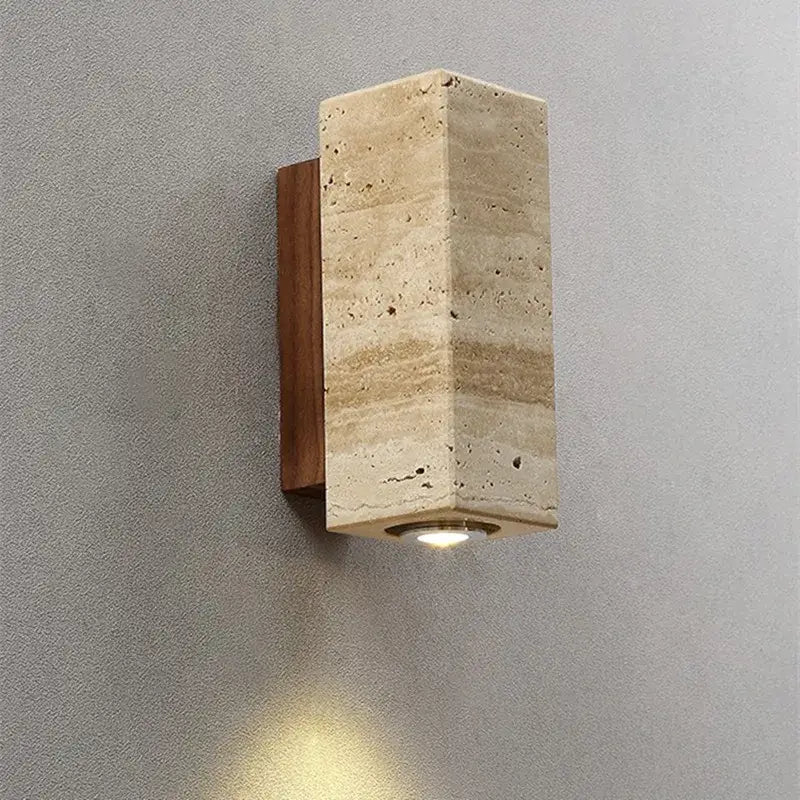 DecorBites™ LED Stone Wall Sconce Wabi-sabi Retro Home Decor