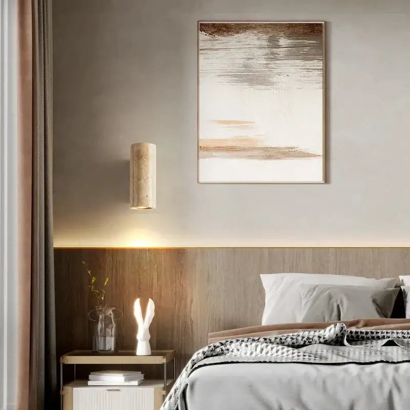 DecorBites™ LED Stone Wall Sconce Wabi-sabi Retro Home Decor